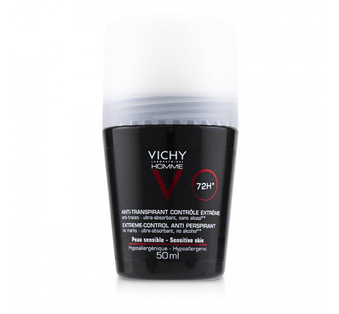 Дезодорант-антиперспірант для чоловіків Vichy Homme Extreme-Control 72 годин захисту (50 мл)