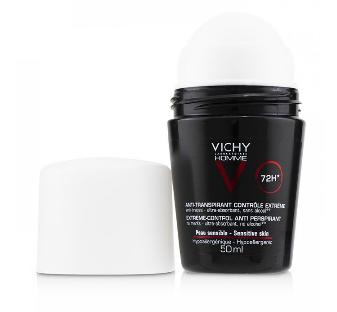 Дезодорант-антиперспірант для чоловіків Vichy Homme Extreme-Control 72 годин захисту (50 мл)