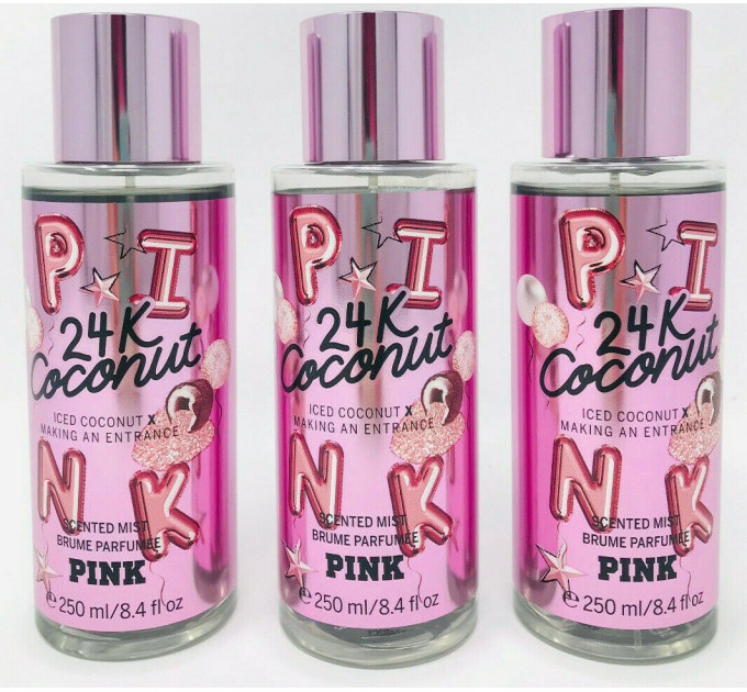 Парфумований спрей для тіла Victoria`s Secret 24K Iced Coconut Scented Body Mist Fragrance Spray (250 мл)