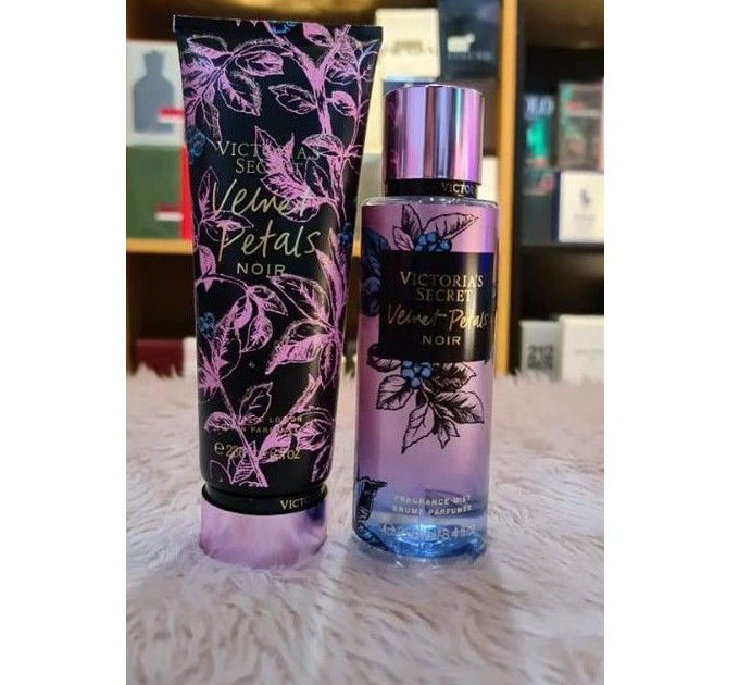 Парфюмированный набор Victoria`s Secret Velvet Petals Noir спрей и лосьон для тела (2 предмета)