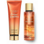 Парфумований набір Victoria's Secret спрей-міст і лосьйон для тіла Amber Romance (250 мл та 236 мл)