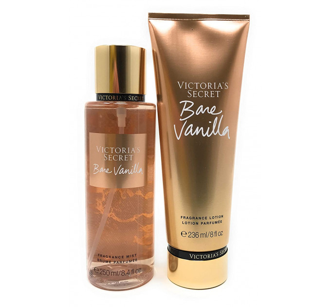 Парфумований набір Victoria's Secret Bare Vanilla спрей та лосьйон для тіла (250 мл и 236 мл)