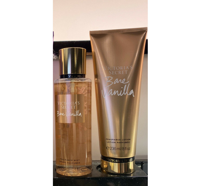 Парфумований набір Victoria's Secret Bare Vanilla спрей та лосьйон для тіла (250 мл и 236 мл)