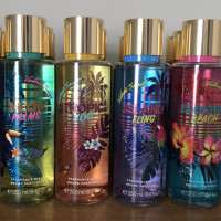Набір парфумованих спреїв для тіла Victoria`s Secret Island Fling Tropic Heat Neon Palms Electric Beach (4х250 мл)