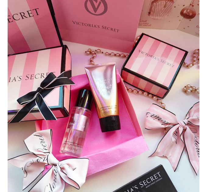 Парфумований міні-набір Victoria`s Secret Velvet Petals спрей та лосьйон (2 предмети)
