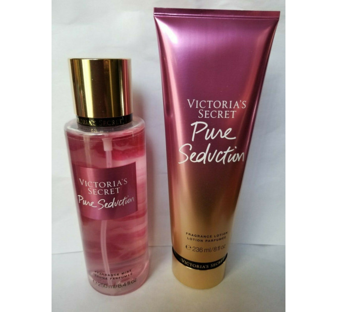 Набір парфумований Victoria`s Secret Pure Seduction Fragrance Mist & Body Lotion спрей та лосьйон для тіла (2 предмети)