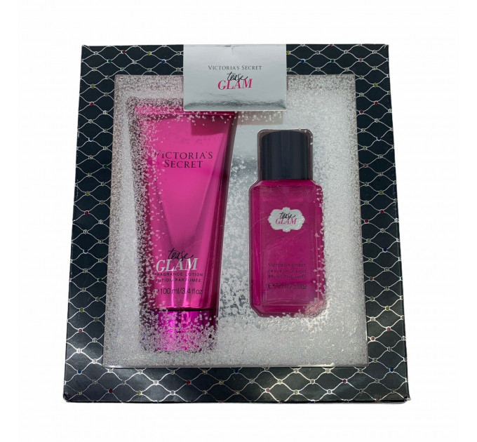 Парфумований набір Victoria`s Secret Tease Glam travel size спрей та лосьйон для тіла (2 предмети)