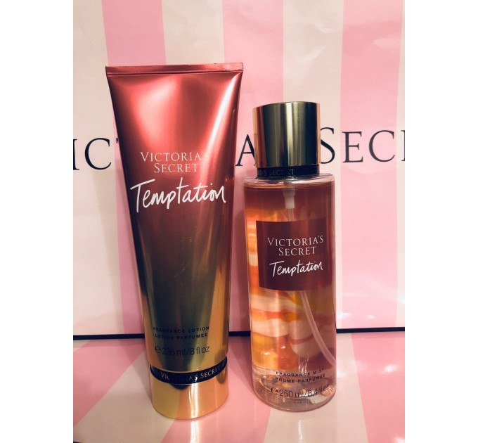 Парфумований набір спрей-міст і лосьйон для тіла Victoria's Secret Temptation (250 мл та 236 мл)