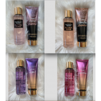 Парфумований набір Victoria's Secret із 4х спреїв та 4х лосьйонів  для тіла Pure Seduction Love Spell Velvet Petals Bare Vanilla (4х250 мл и 4х236 мл)