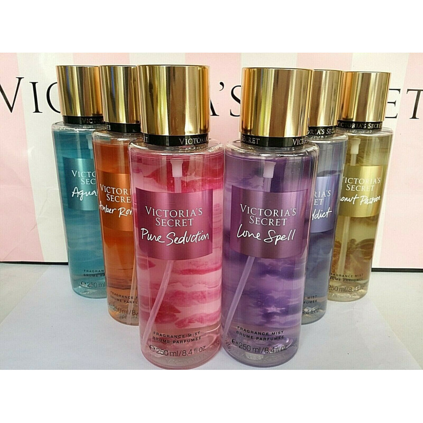 Victoria's Secret ボディミスト&ローション6点セット Набір із шести парфумованих спреїв для тіла Victoria's Secret
