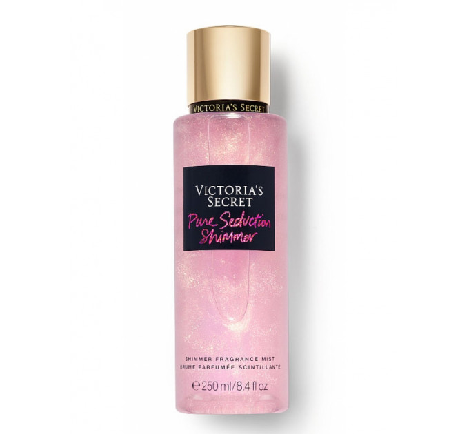 Набір із трьох містів для тіла Victoria's Secret Velvet Petals Pure Seduction Bare Vanilla з шимером 3х250 мл
