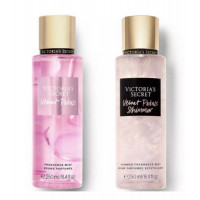 Парфумований набір із двох містів для тіла Victoria's Secret Velvet Petals із шиммером та без (2х250 мл)