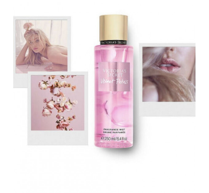 Парфумований набір із двох містів для тіла Victoria's Secret Velvet Petals із шиммером та без (2х250 мл)
