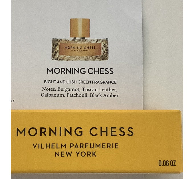 Парфумована вода унісекс Vilhelm Parfumerie Morning Chess