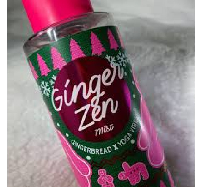 Новогодний парфюмированный спрей для тела Victoria's Secret Ginger Zen Mist PINK 250 мл