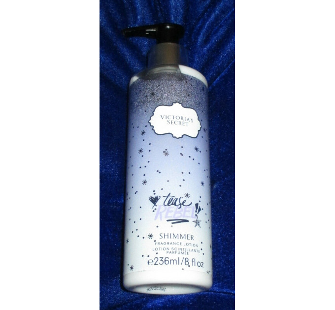 Парфюмированный лосьон для тела с шиммером (блестками) Victoria's Secret Tease Rebel Shimmer Fragrance Lotion (236 мл)