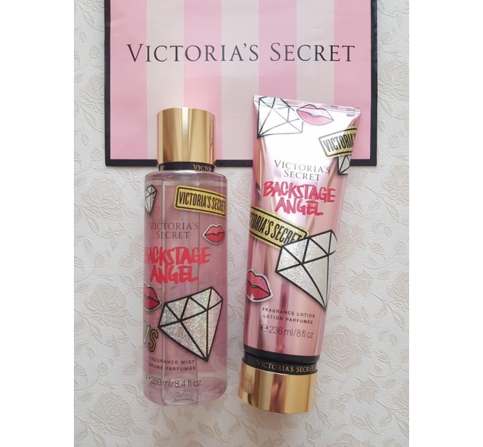 Парфумований набір спрей та лосьйон для тіла Victoria's Secret Backstage Angel (250 мл и 236 мл)