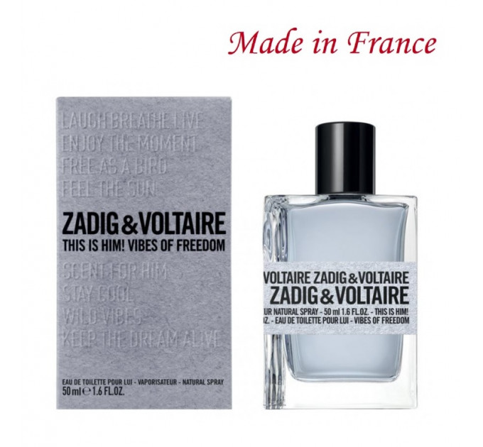 Парфюмированная вода для мужчин Zadig & Voltaire This is Him Vibes of Freedom