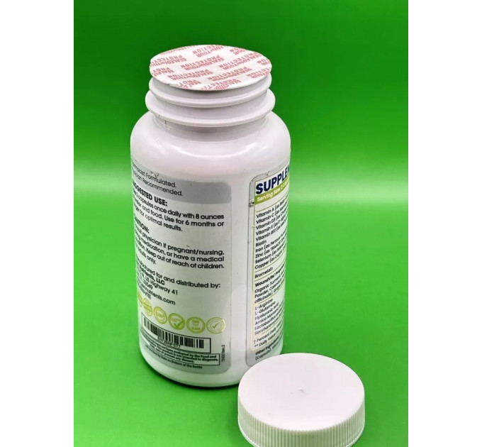 Вітаміни від шрамів для загоєння ран Zen Nutrients WoundVite (60 капсул) Made in USA