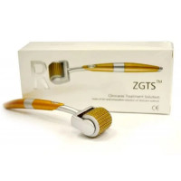 Мезоролер для обличчя ZGTS з титановими позолоченими голками (0,25 мм)