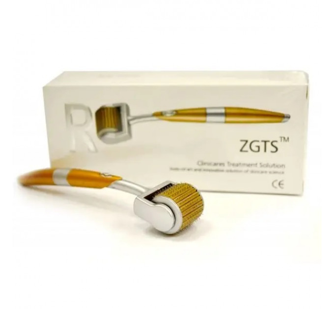 Meзopoллep для лицa ZGTS с титановыми позолоченными иглами (0,25 мм)