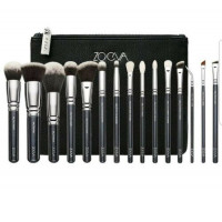 Набір пензлів ZOEVA Classic Luxe (15 пензлів та косметичка)