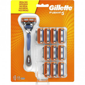 Станок для бритья Gillette Fusion 5 (1 станок и 11 картриджей)