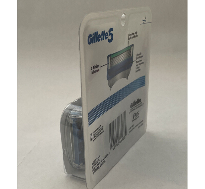 Змінні картриджі для гоління Gillette 5 (4 шт) Made in America