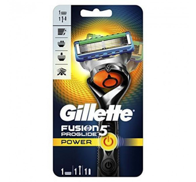 Станок для гоління Gillette Fusion 5 ProGlide з тримером (1 станок 1 картридж 1 батарейка)
