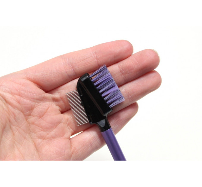 Гребінець для вій та брів Real Techniques (Реал Технікс) Lash-Brow Groomer металева (17 см)