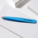 Пінцет Tweezerman Studio Collection Mini Slant Tweezer Bahama Blue зі скошеним краєм (7 см)