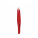 Пинцет Tweezerman Stainless Steel Slant Tweezer Red со скошенным наконечником (9 см)
