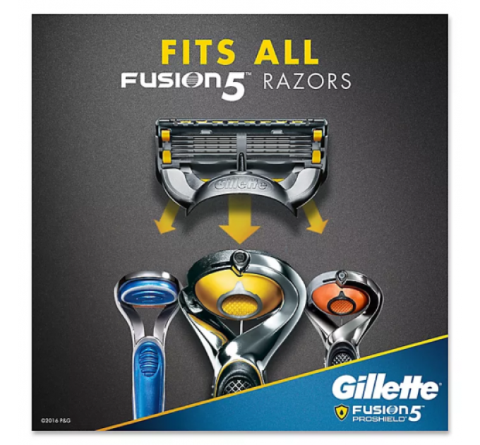 Змінні картриджі для гоління Gillette Fusion 5 ProShield (4 шт картриджа)