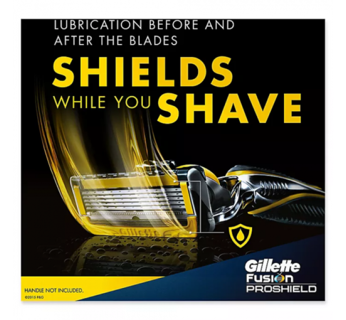 Змінні картриджі для гоління Gillette Fusion 5 ProShield (4 шт картриджа)
