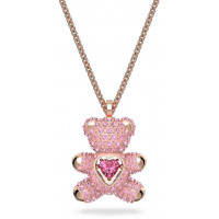 Женский кулон-подвеска Teddy Swarovski Light Rose Розовое золото