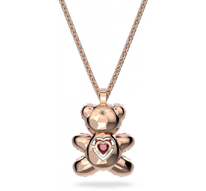 Женский кулон-подвеска Teddy Swarovski Light Rose Розовое золото