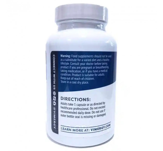 Витаминно-минеральный комплекс для суставов и костей Vimergy MSM с кальцием и кремнием 120 порций