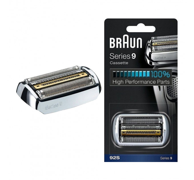 Змінний касетний картридж для електробритви Braun Series 9 92S оригінал сріблястий