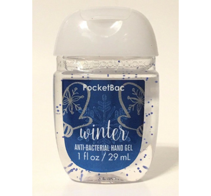 Bath & Body Works Winter Pocketback Anti Bacterial Hand Gel Sanitizer 29 ml - Антисептический гель для рук 