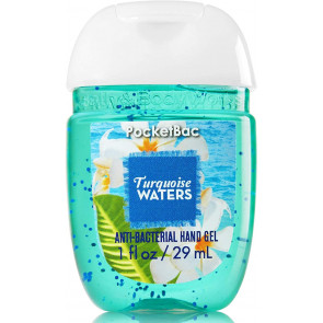 Антисептический гель для рук Bath & Body Works PocketBac Turquoise Waters Anti Bacterial Hand Gel Sanitizer 29 ml