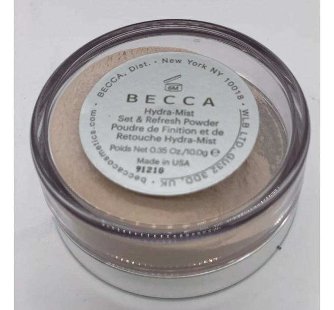 Becca Hydra-Mist Set & Refresh Powder - Original  Пудра освежающая увлажняющая