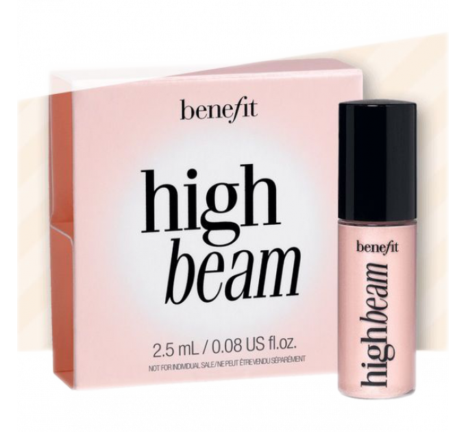 Benefit Highbeam Satiny Pink Complexion Highlighter 2.5ml жидкий хайлайтер