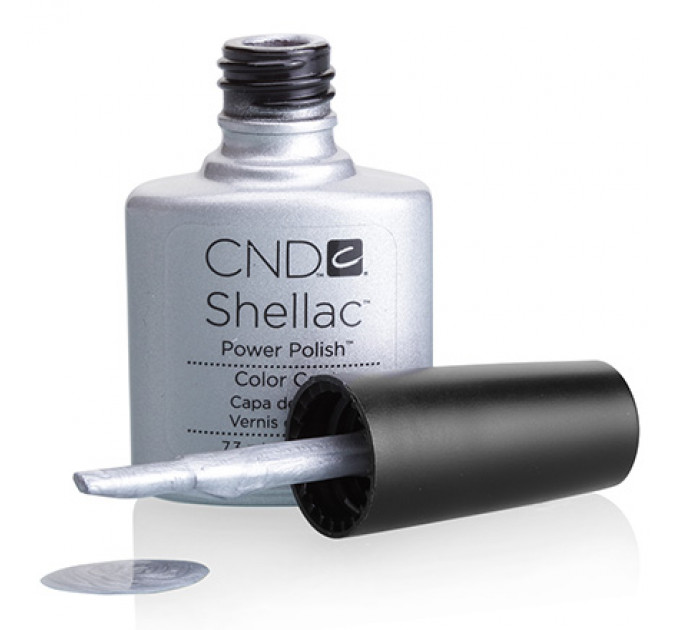 CND Shellac SILVER CHROME COLOR гель-лак для ногтей