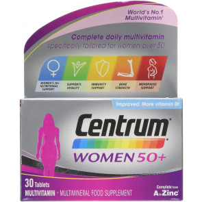 Мультивитаминный комплекс для женщин после 50 лет Centrum 50 Plus Multivitamin for Women (30 таб) 