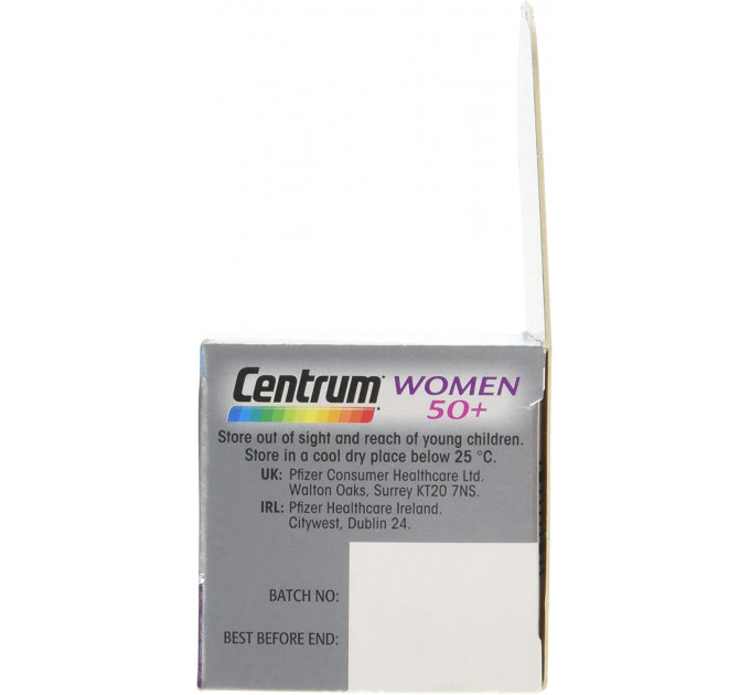 Мультивитаминный комплекс для женщин после 50 лет Centrum 50 Plus Multivitamin for Women  (30 таб)