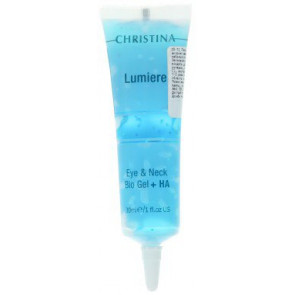 Гель Люмире с гиалуроновой кислотой для кожи вокруг глаз Christina Eye & Neck Bio gel + HA