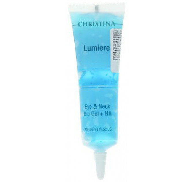 Гель Люмире с гиалуроновой кислотой для кожи вокруг глаз Christina Eye & Neck Bio gel + HA