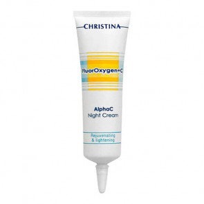 Флюроксиджен ночной осветляющий крем Christina FluorOxygen +C Alpha C Night Cream