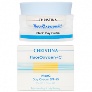 Флюороксиджен денний крем з SPF 40 Christina FluorOxygen+C IntenC Day Cream SPF 40