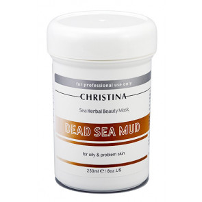Маска с грязью Мертвого моря для жирной кожи Christina Sea Herbal Beauty Dead Sea Mud Mask